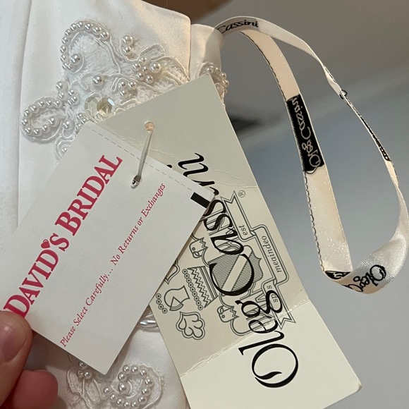 Oleg Cassini gown tulle corset wedding dress NWT - Picture 8 of 10